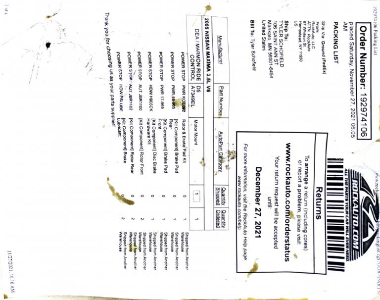Rockauto Parts Lookup By Vehicle Model