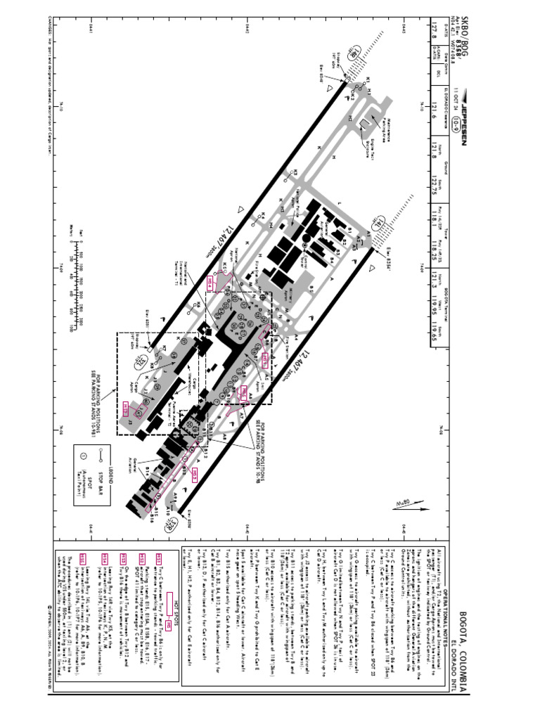 Bogotá El Dorado Airport Parking Guide | PDF | Aviation