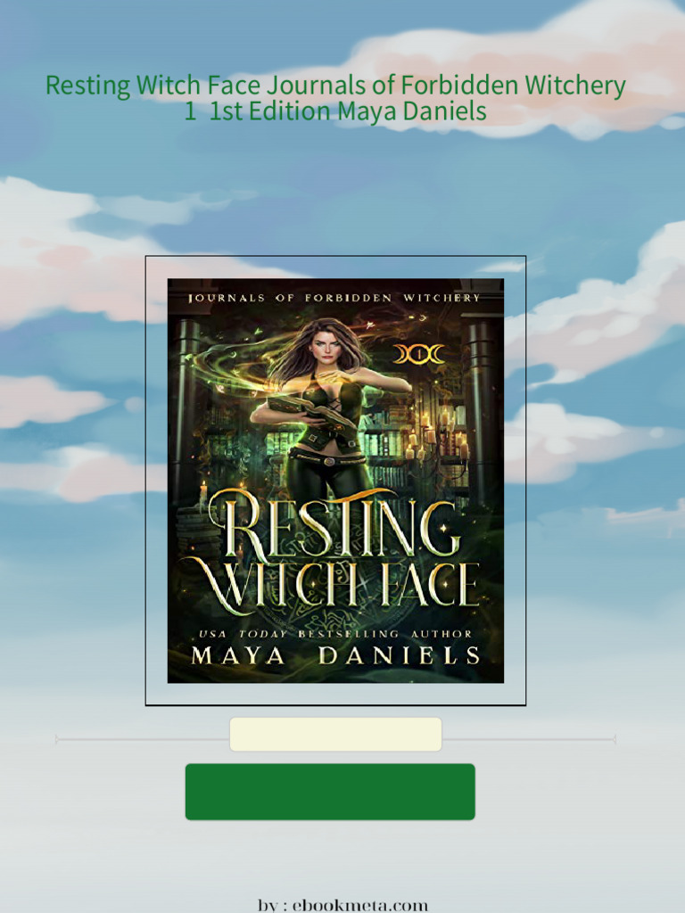 Resting Witch Face Journals of Forbidden Witchery 1 1st Edition Maya ...