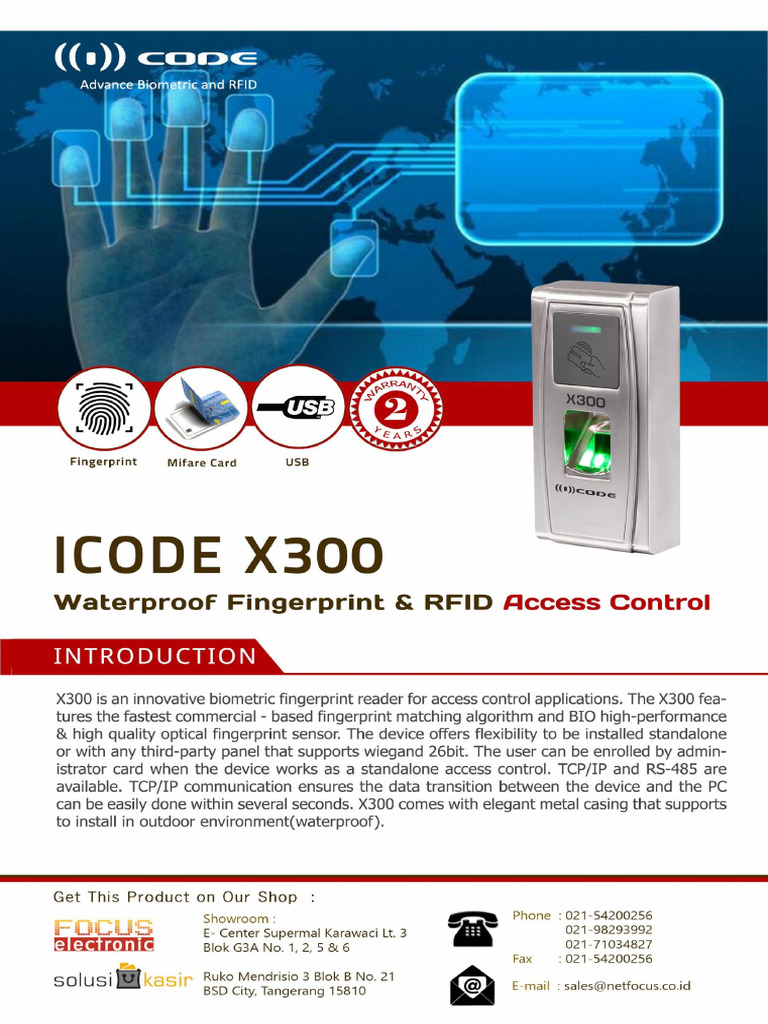 Icode X300 | PDF