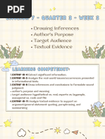 Q3 - LE - English 7 - Lesson 1 - Week 3 | PDF | Human Communication ...