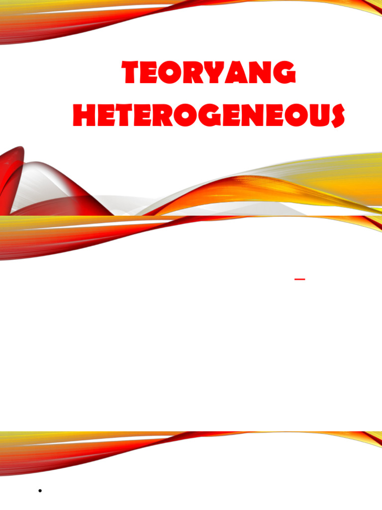 Heterogenous | PDF
