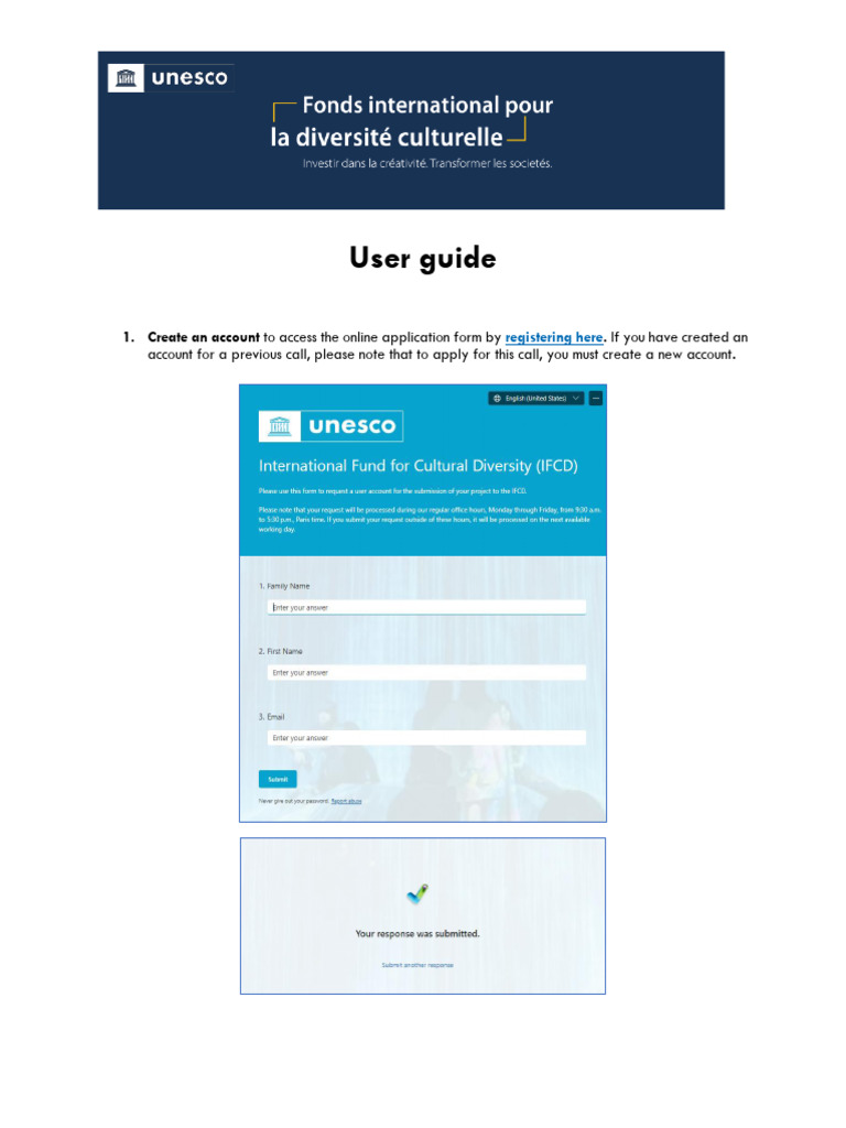 User Guide 15 IFCD Call 2024 en 0 | PDF | Software | Cyberspace