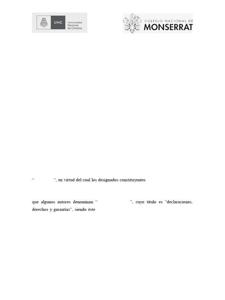 Tema 2 La Constitución Nacional: Preámbulo | PDF | Constitución | Juez