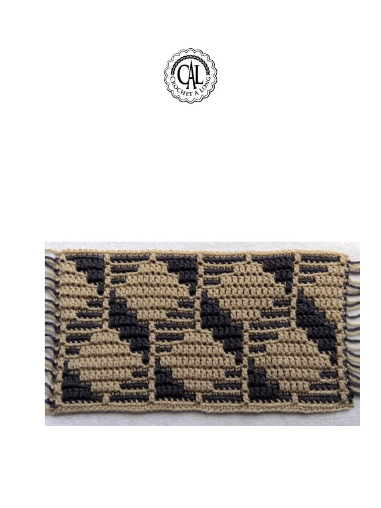 CAL Chart and Written Instructions For FATW6 PDF Crochet Handicrafts