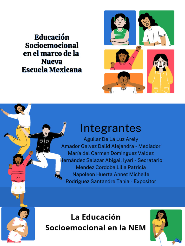 Educación Socioemocional en la NEM | PDF | Las emociones | Pensamiento