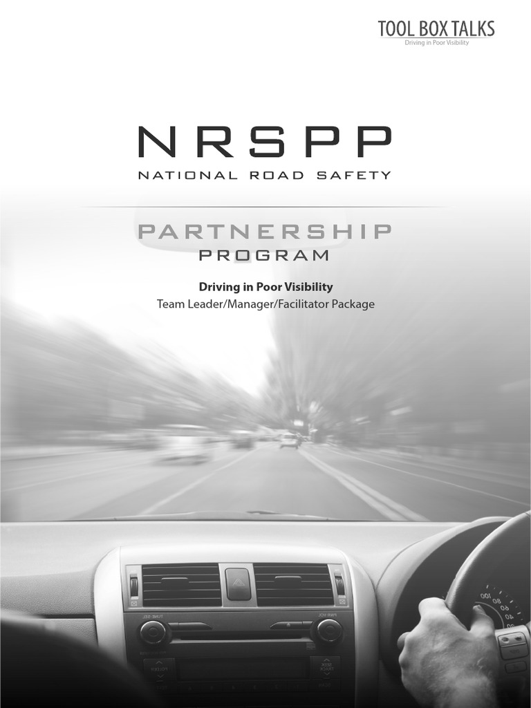 Poor Visibility Facilitator Package v6 BW | PDF | Headlamp | Traffic ...