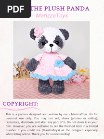 MarizzaToys-Plushpandainpinkdress