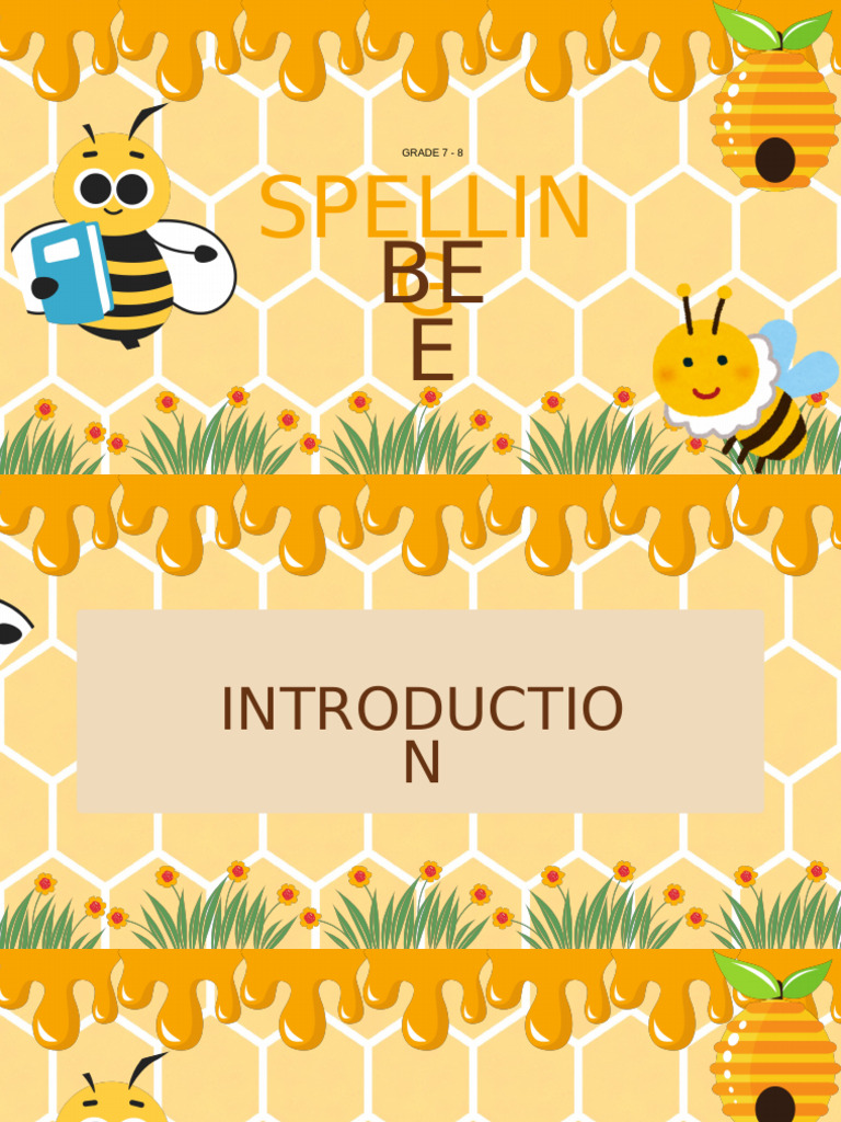 Grade 7-8 Spelling Bee Words List | PDF
