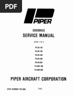 Piper PA-28 Cherokee Service Manual (PA-28-140 to PA-28R-200)