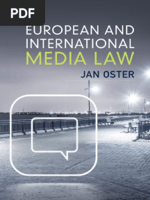 European and International Media Law - Jan Oster
