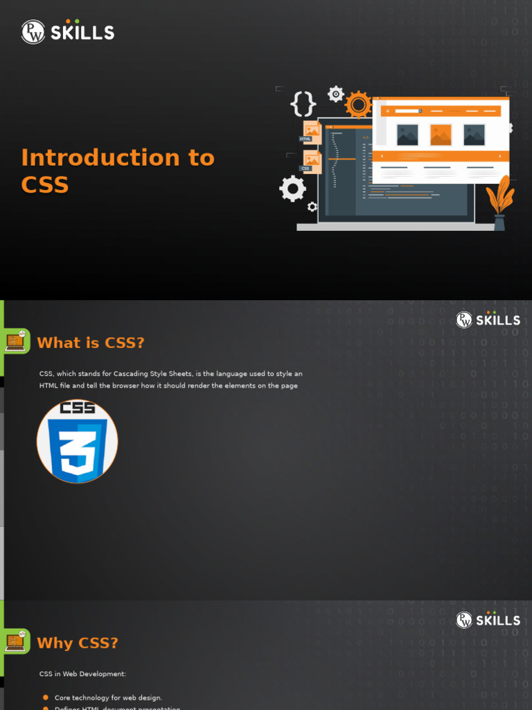 1. Introduction to CSS | PDF