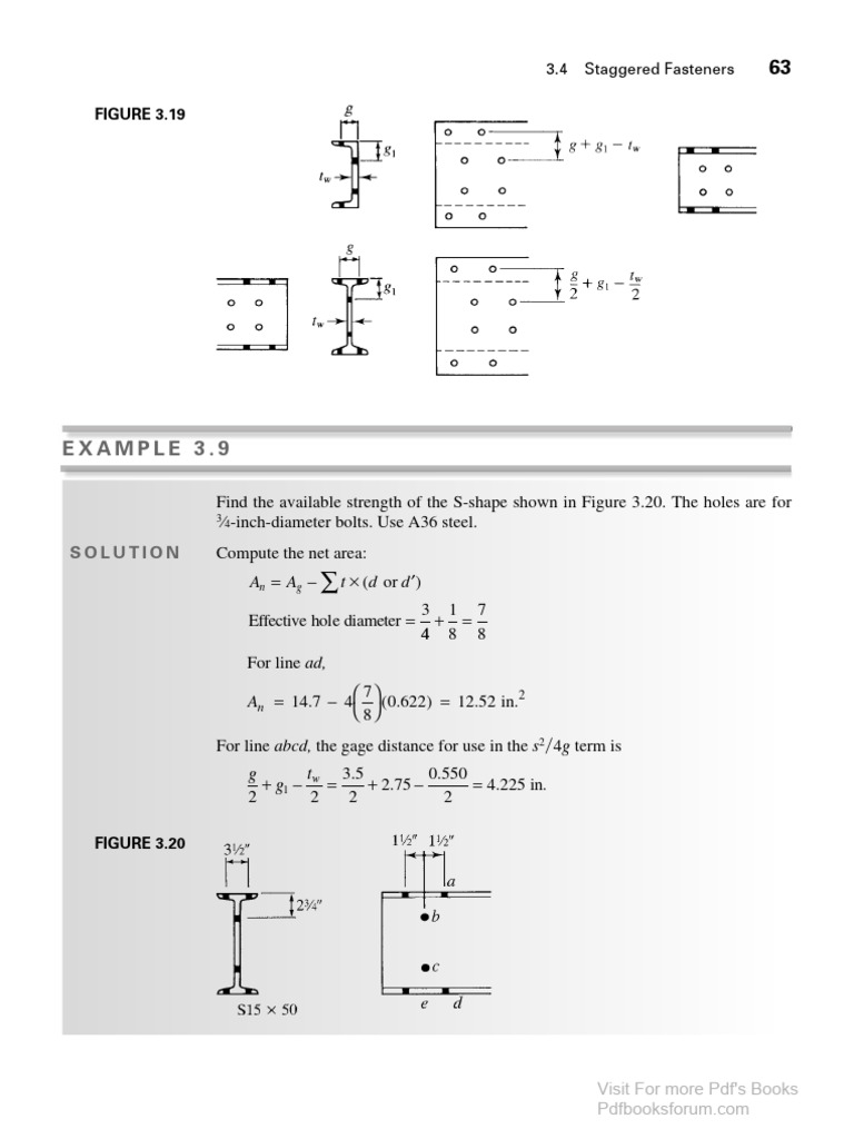 S-Shape Steel Strength Calculation | PDF | Fracture | Structural ...