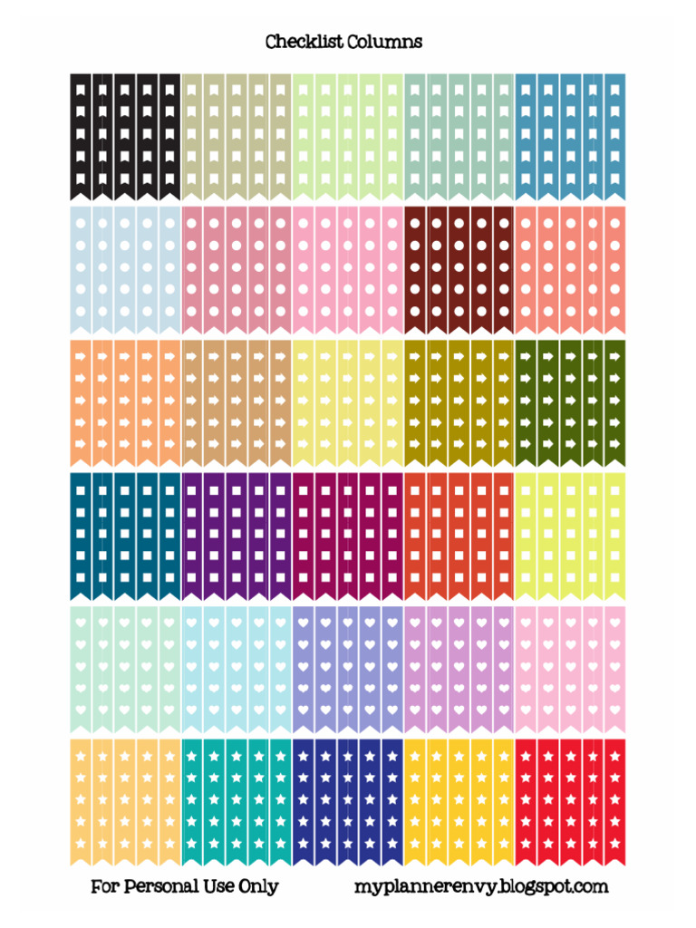 Checklist Columns | PDF