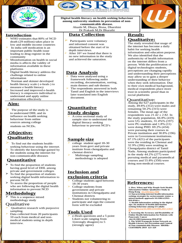 New Poster | PDF | Qualitative Research | Literacy