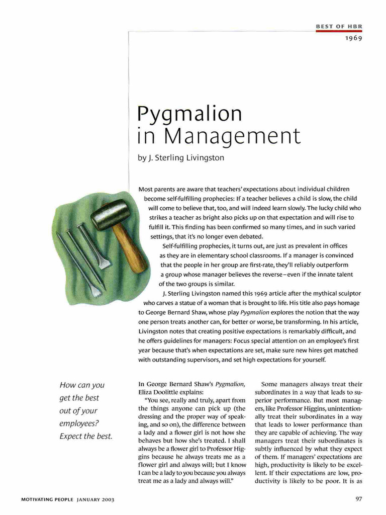Session 2 Pygmalion in Management | PDF