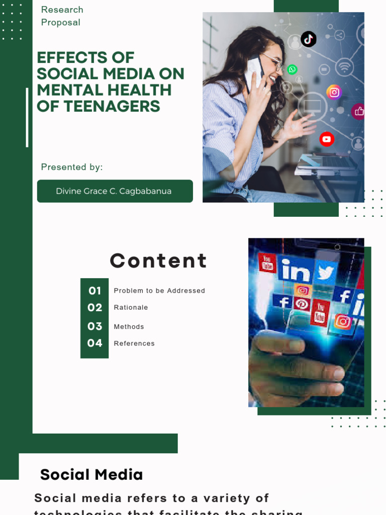 Social Media's Impact on Teen Mental Health | PDF | Social Media ...