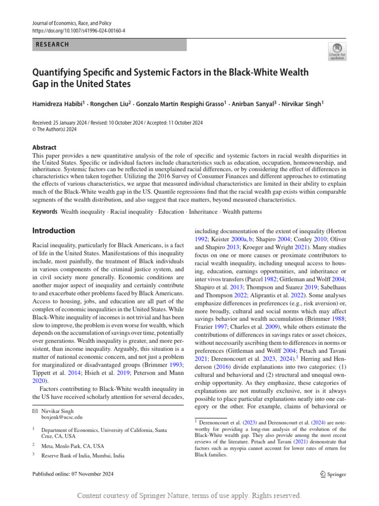 Quantifying Specific and Systemic Factors in The B | PDF | Economic ...
