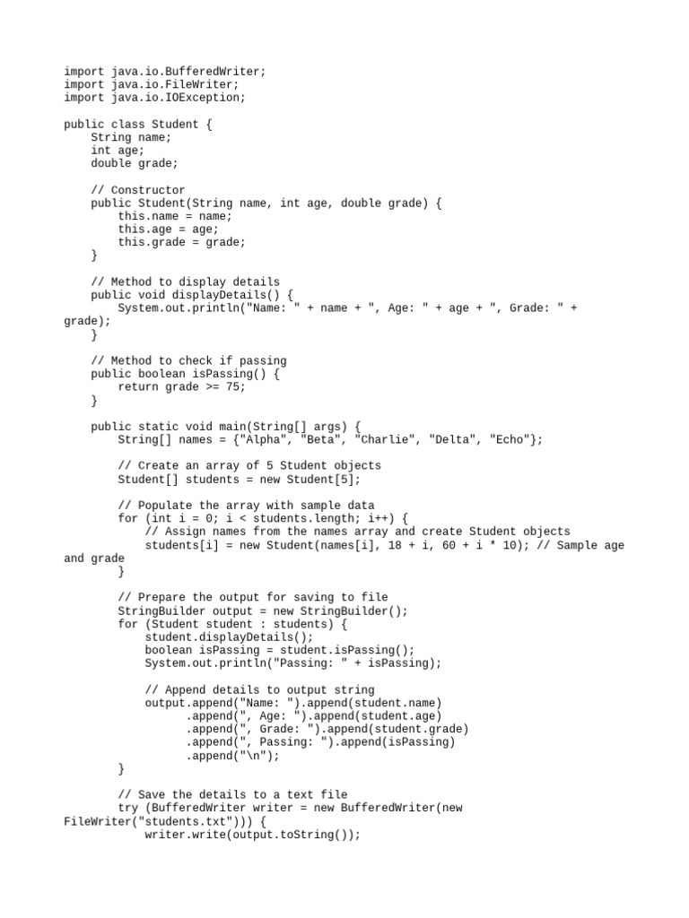 Bluej | PDF