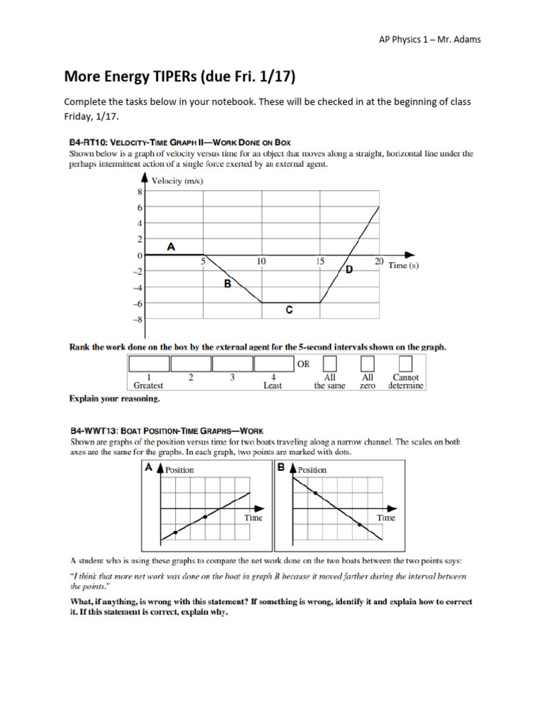 More Energy TIPERs | PDF