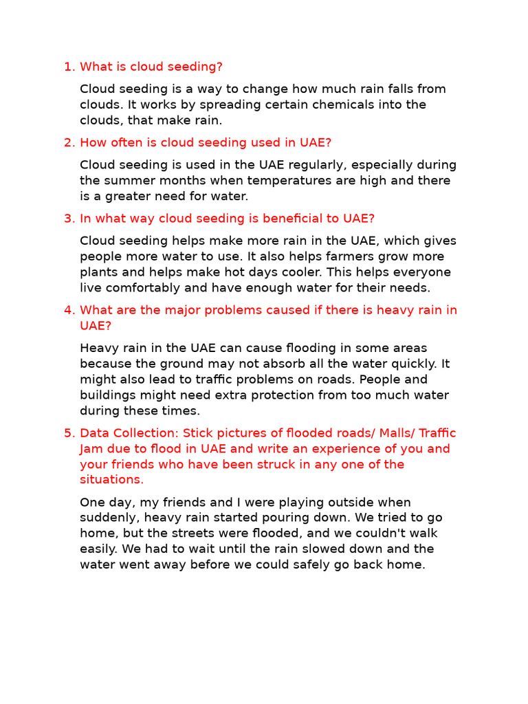 What is cloud seeding | PDF