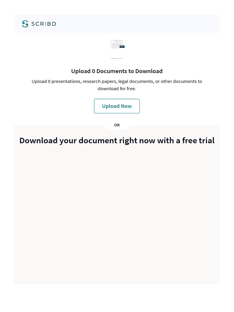 Choose a Plan | Scribd | PDF