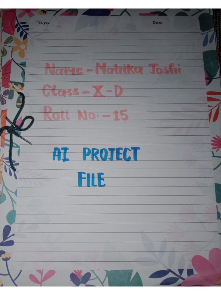 Ai Project | PDF
