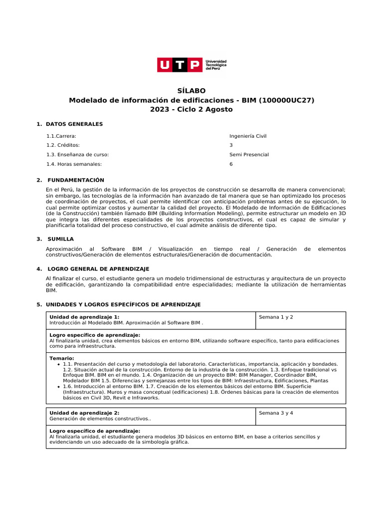 Modelado de Informacion de Edificaciones Bim | PDF | Software ...