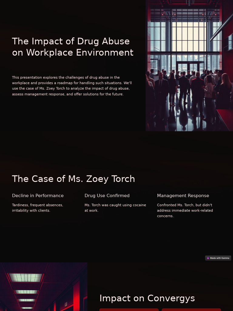 The Impact of Drug Abuse On Workplace Environment | PDF | Drug ...