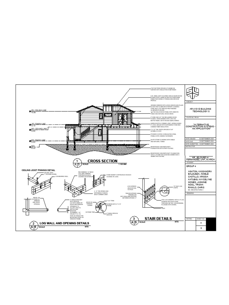 Section View Architectural | PDF | Building Engineering | Building ...