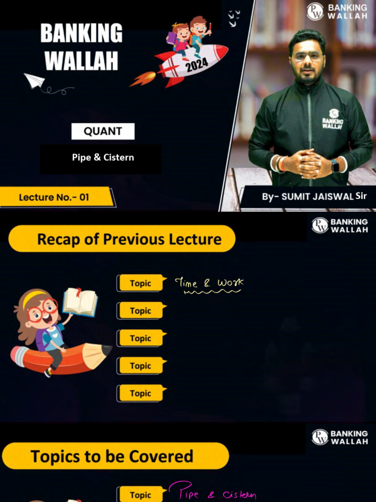 Banking Exam Prep Pipes Cisterns Pdf Water And Politics Water