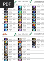 BPI Lens Tints and Color Options | PDF | Sunglasses | Light