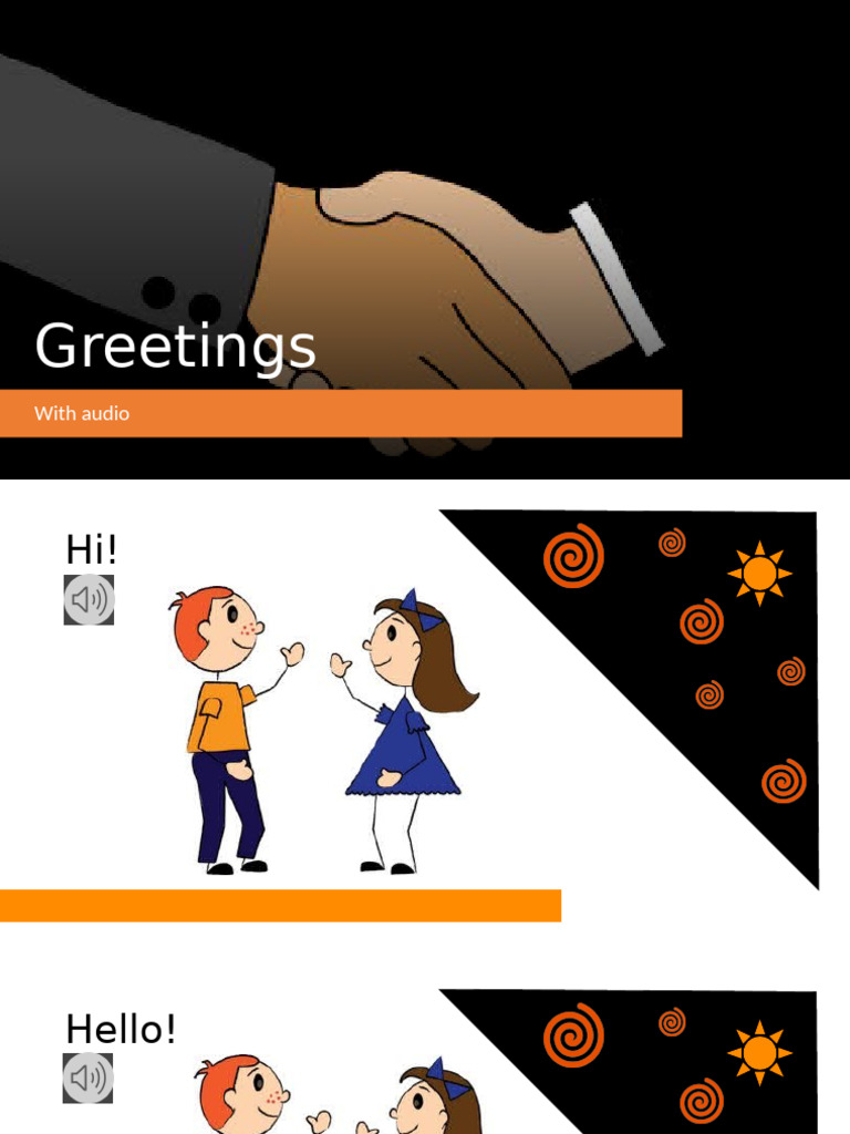Common Greetings and Farewells | PDF