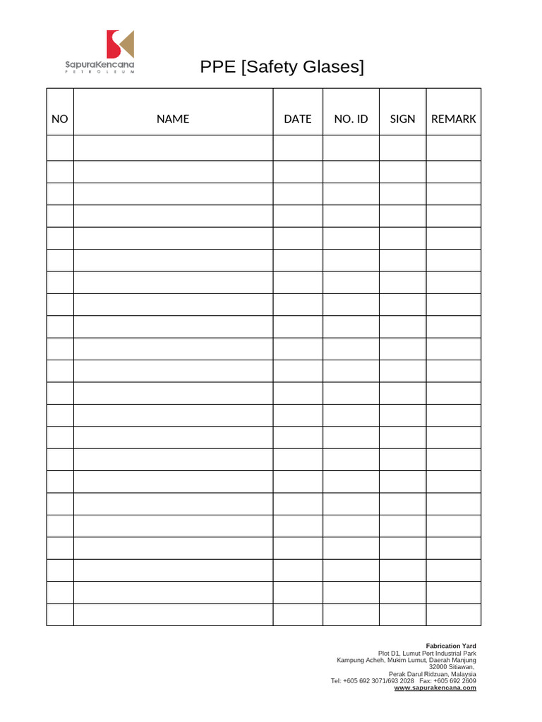 PPE Safety Glases | PDF