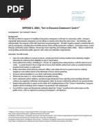 SB2061 Harms and Costs - MIRA Summary