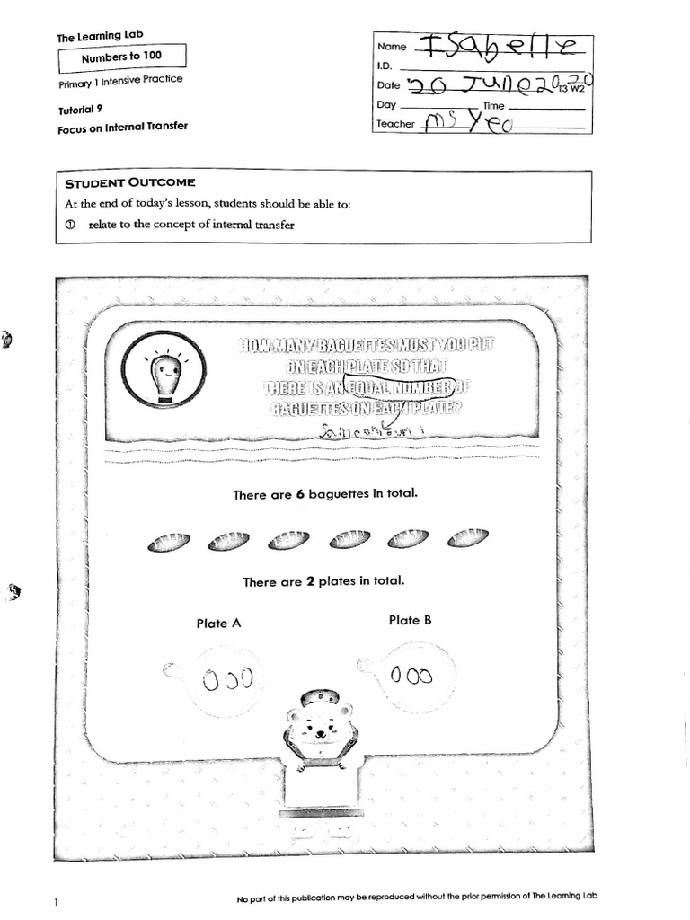 TLL Maths - 20 June 2020 | PDF