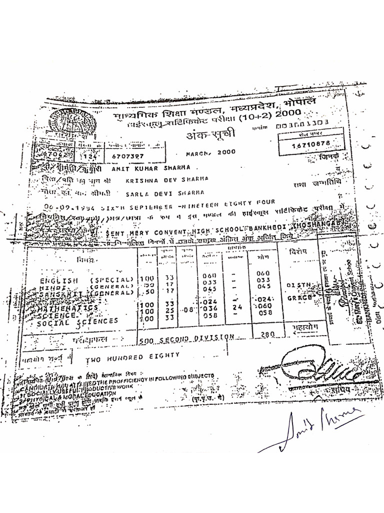 Amit Kumar Education | PDF