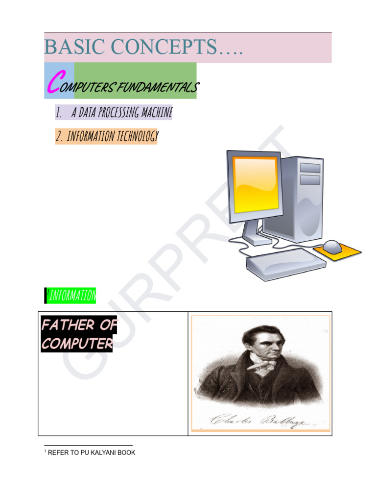 Computers Fundamentals | PDF