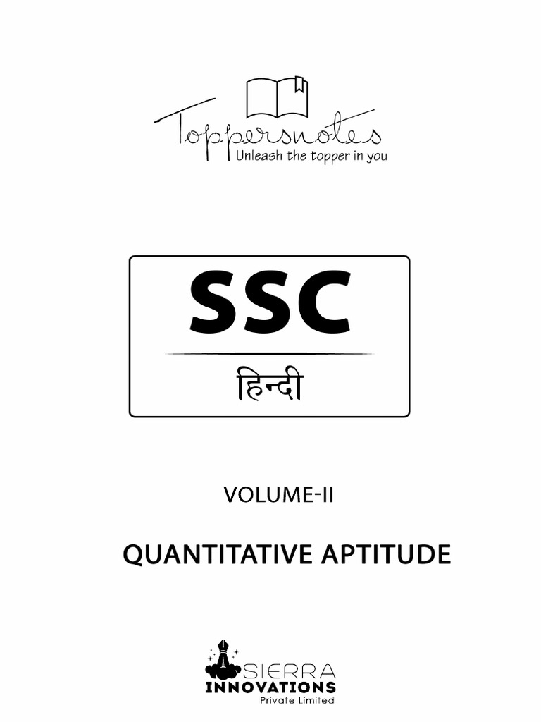 Quantitative Aptitude Volume II Guide | PDF