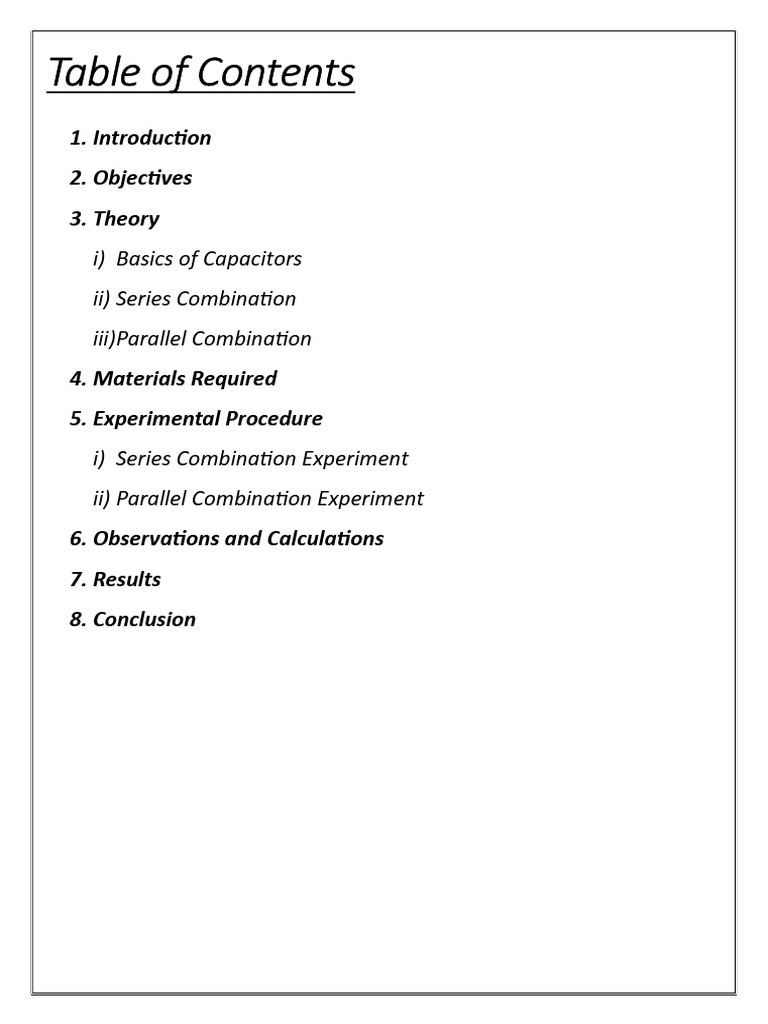 Physics Project | PDF | Capacitor | Electrical Network