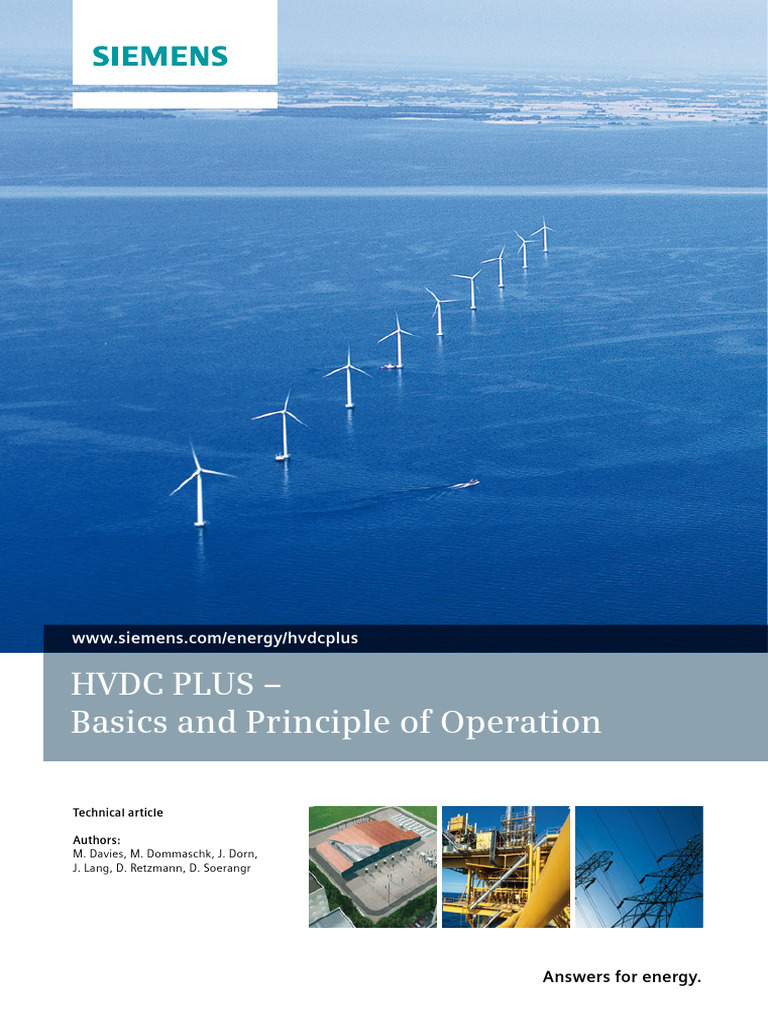 HVDC PLUS Technology Overview | PDF | High Voltage Direct Current ...