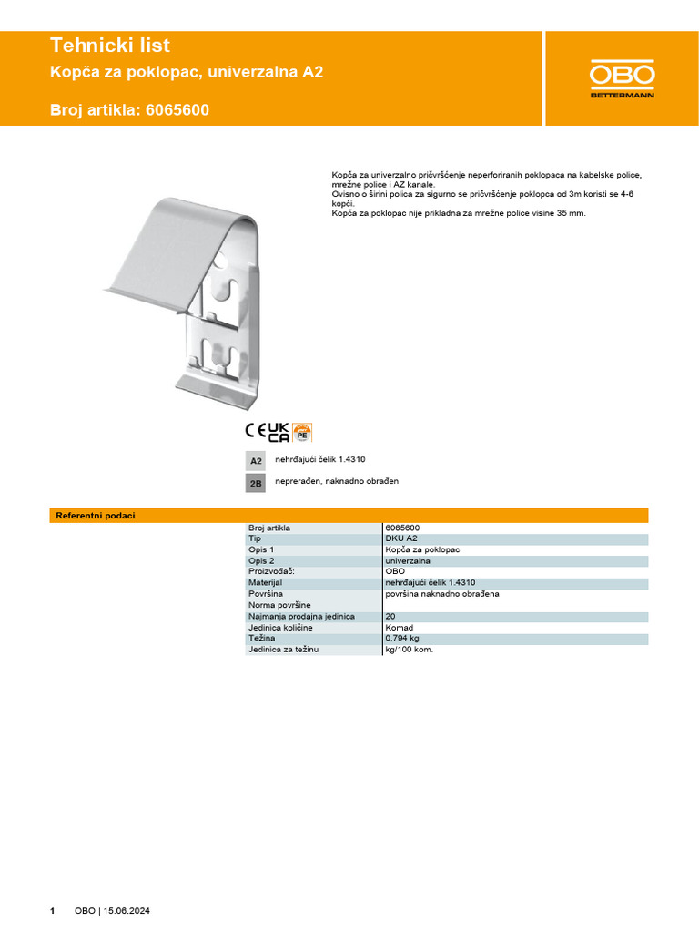 DKU A2-6065600-Hr HR | PDF