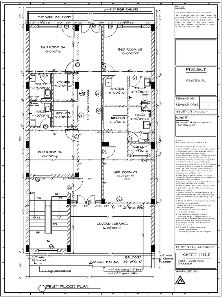 First Floor Plan-4 | PDF
