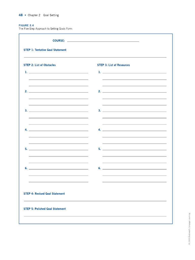 Goal Setting | PDF