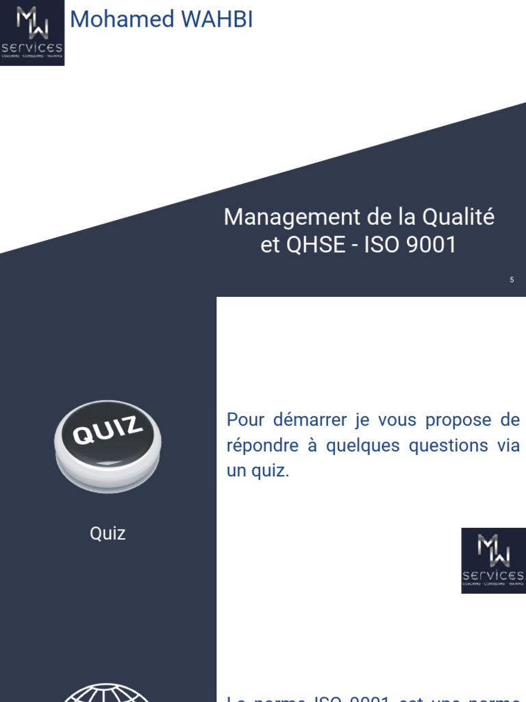 ISO 9001: Guide pour les Organisations | PDF | Management de la qualité ...
