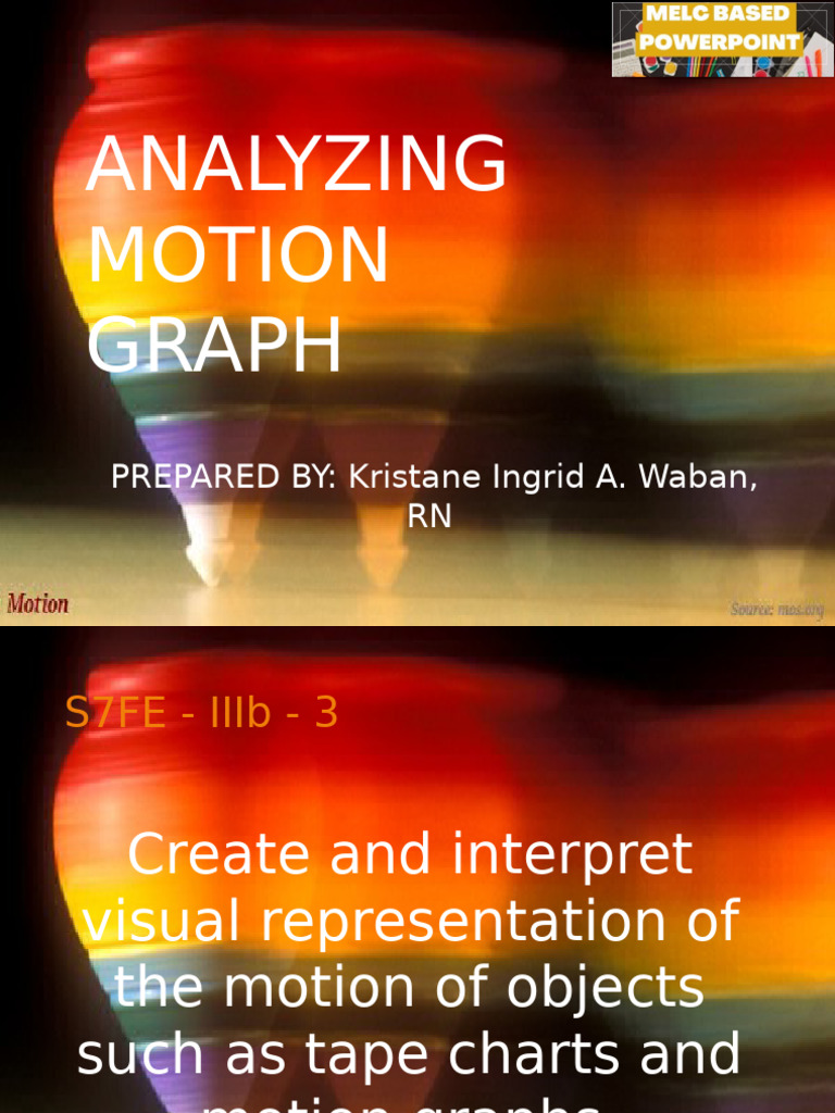 G7 Science Q3 - Week 3 - Analyzing Motion Graph | PDF | Slope ...