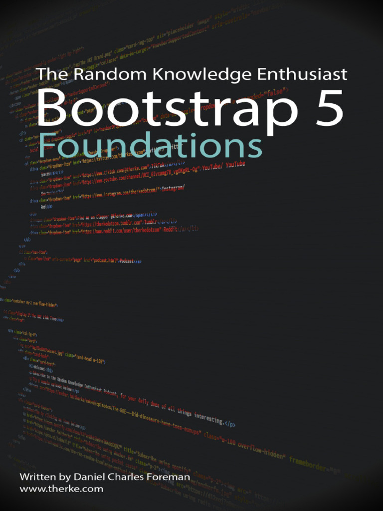 Bootstrap 5 Foundations | PDF | Bootstrap (Front End Framework) | Html5