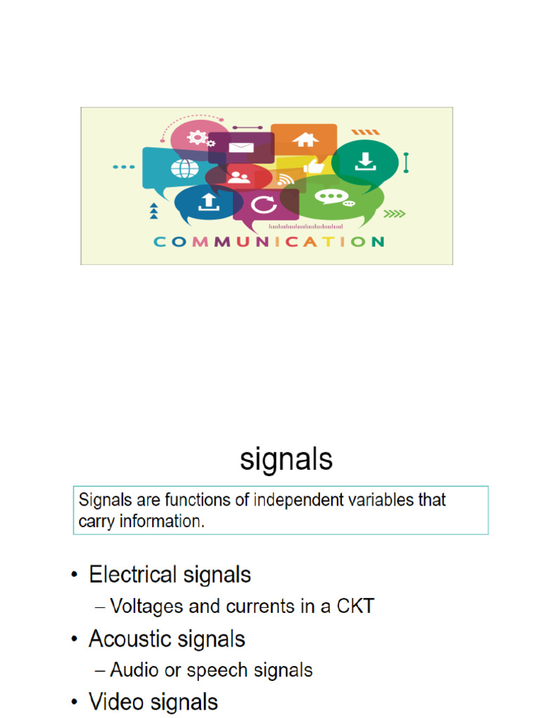 Communication System Fundamentals | PDF | Detector (Radio ...