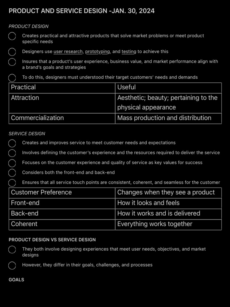 Product and Service Design Insights | PDF | Marketing | New Product ...