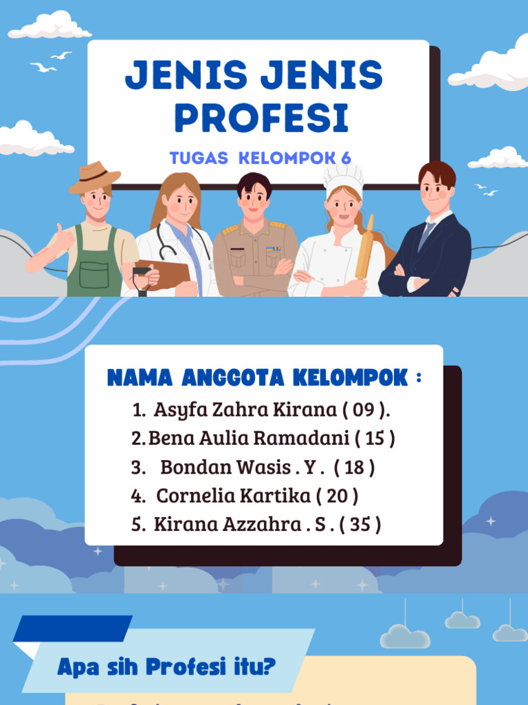 Jenis-Jenis Profesi dan Penjelasannya | PDF